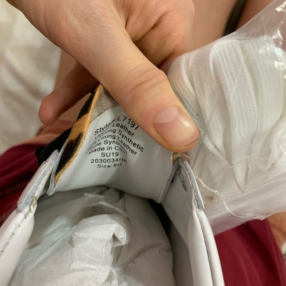 J crew Saturday sneaker leopard calf hair LEFT - Picture 3 of 4